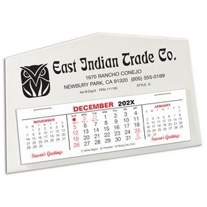 D Sturdi-Stand Desk Calendar, White