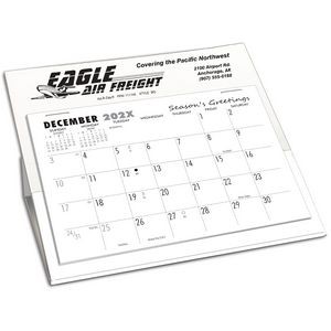 BQ Deskretary Desk Calendar with Organizer Base, White/Nordic White