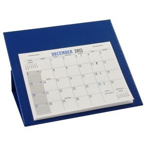 RQ Deskretary® Desk Calendar w/Organizer Base, Blue