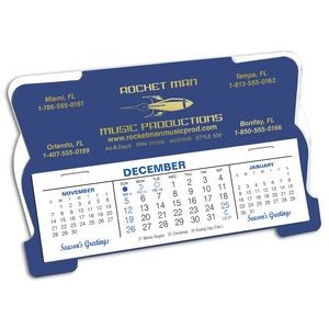 500 Retro Deskdate® Desk Calendar, Lapis Blue/White