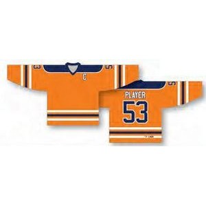 Edmonton Oilers Inspired Hockey Jersey