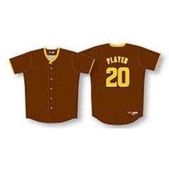 San Diego Padres Inspired Baseball Jersey