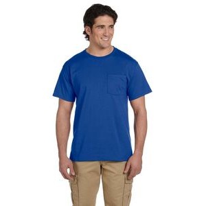 Medium Weight Colored Poly-Cotton Pocket Tee