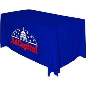 8' Draped Sublimated Front Panel Table Throw