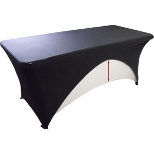 8' Spandex Table Cover w/Arched Back (1 Color Print)