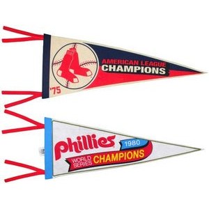 Large Wall Pennant w/Sublimation