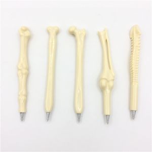 Fun design plastic ball pen in bone shape