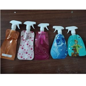 Multi-functional foldable refillable water spray pots