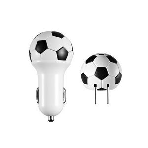 Soccer ball shape Car USB charger