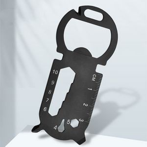stainless steel EDC gadget multi tools card with round top