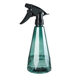 Refillable Clear Spray bottle with adjustable nozzle from fine mist to stream