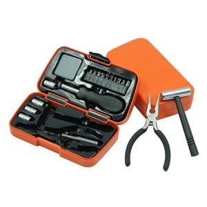 Portable box packed 19pcs combined tools set
