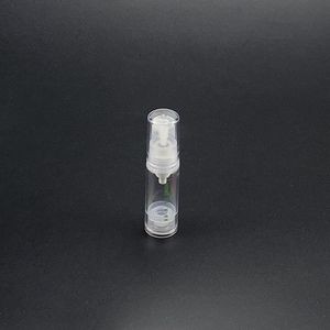 Plastic cosmetic refillable split 5ml Airless pump spray bottle or lotion pump bottle for travelling