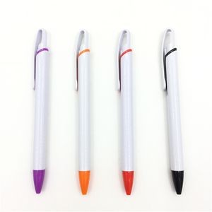 4-Color Choice Accent With White Barrel Plastic Pen
