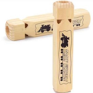 Large Size 4 Holes Wooden Train Whistle