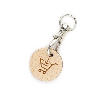 Wooden Token Keychain