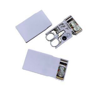 Card Mini sewing kit in Plastic drawer Case for travelling