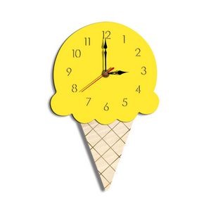 Ice Cream Shape Silent Household Decorative Wall Clock
