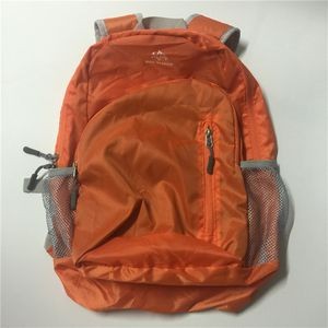 Foldding Travel Backpack Into A Pouch