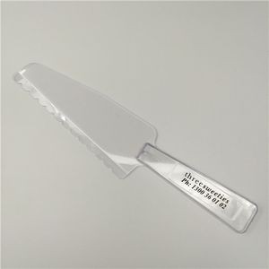 PS transparent food safe cake knife