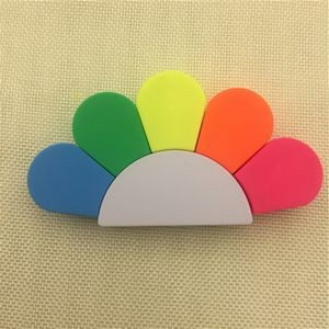 Rainbow Shape 5 Colors Highlighter