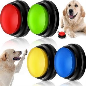 Pet Training Buttons With Thirty Seconds Voice Record For Communication