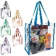 Clear PVC Shopping Tote Bags