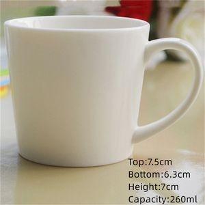 Cute White Coffee Mug With Different Designs