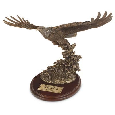 Soaring Eagle Statue with Base