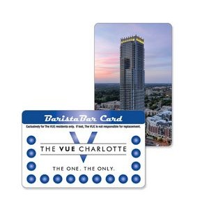 13 Mil Laminated Plastic Card CR80 size 2.125" x 3.375"