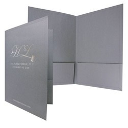 Foil Stamped Conformer® Legal Size Expansion Folder with Two Pockets (9-1/2" x 14-1/2")