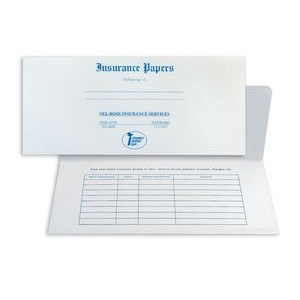 Insurance Papers Standard Design Document Folder (10 1/4"x4 1/2")