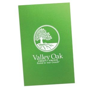 Mid-Size Presentation Folder with 2 Pockets (6"x9") with Foil Stamped Imprint