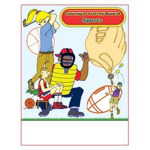 Sports Imprintable Coloring and Activity Book