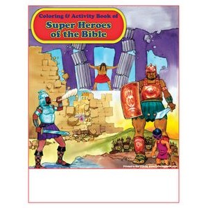 Super Heroes of the Bible Imprintable Coloring and Activity Book