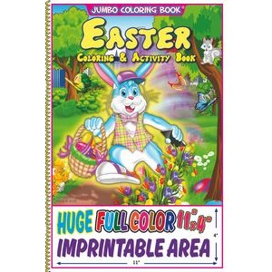 Easter Jumbo Imprintable Coloring and Activity Book