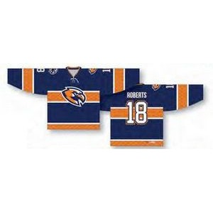 Pro Cut Center Stripe Hockey Jersey w/Lace Up Collar