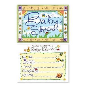 B Is For Baby Invitation Cards