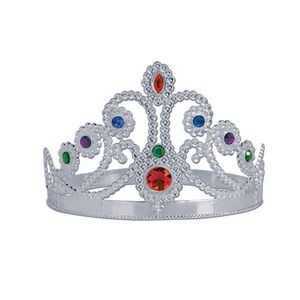 Plastic Jeweled Queens Tiara