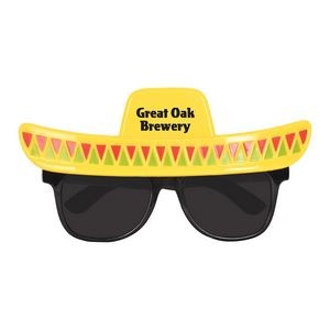Sombrero Glasses with a Custom Direct Pad Print