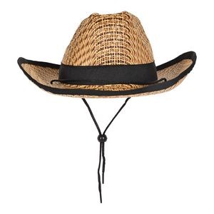 Western Cowboy Hat w/Black Trim & Band