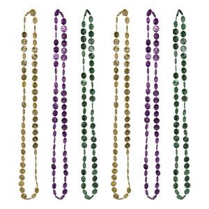 Mardi Gras Coin Beads