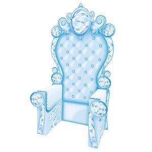 3-D Winter Wonderland Ice Crystal Throne Prop