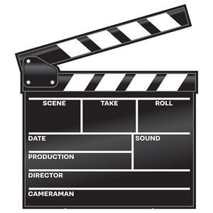 Red Carpet Clapboard Stand-Up