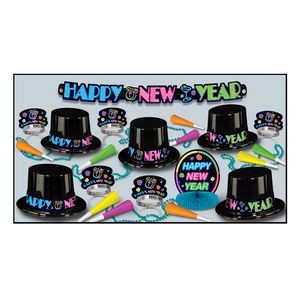 Neon Party New Year Assortment for 10