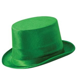 Green Vel Felt Top Hat
