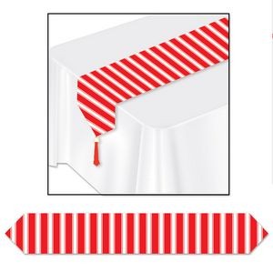Red & White Stripes Table Runner