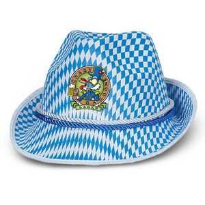 Oktoberfest Alpine Hat with Custom Shaped Heat Transfer