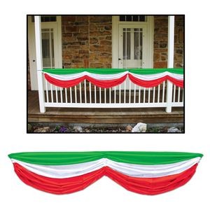 Red White & Green Fabric Bunting