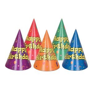 Balloon & Confetti Happy Birthday Hats